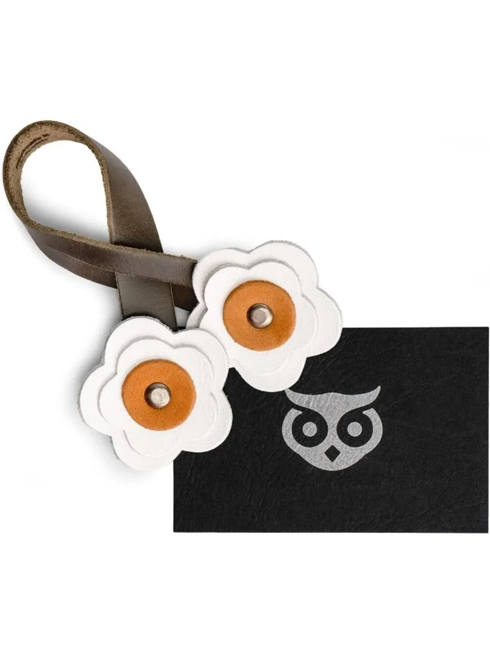 Stylish Leather Rose Bag Charms for Handbags, Tote & Backpack Accessories
